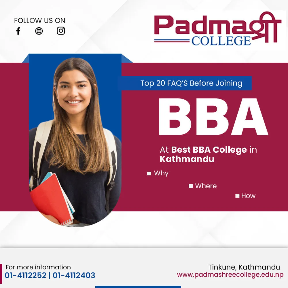 Top FAQ's Before Joining Best BBA College in Nepal